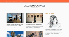 Desktop Screenshot of galeriemouvances.com