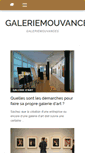 Mobile Screenshot of galeriemouvances.com